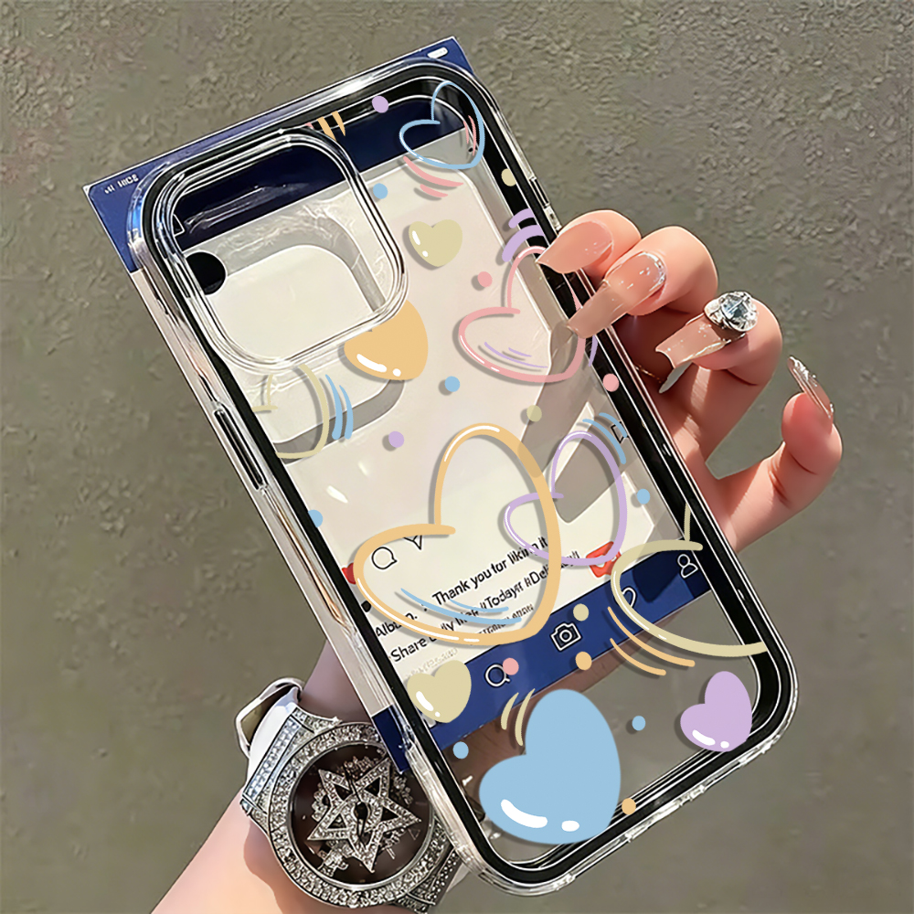 Phone Accessories To Sell - Cute Colorful Heart Phone Case For