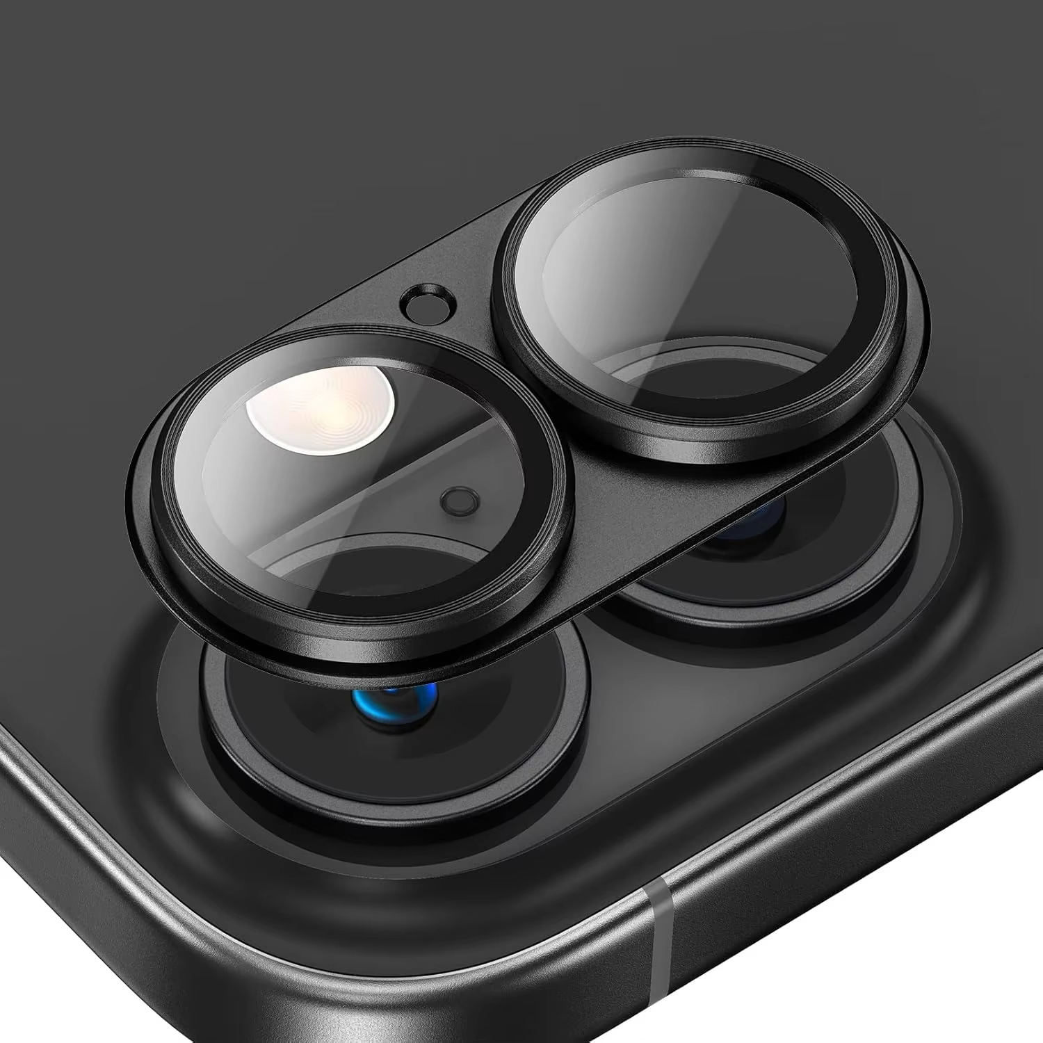 Phone Accessories Unique - Metal Tempered Glass Cover Camera Protector