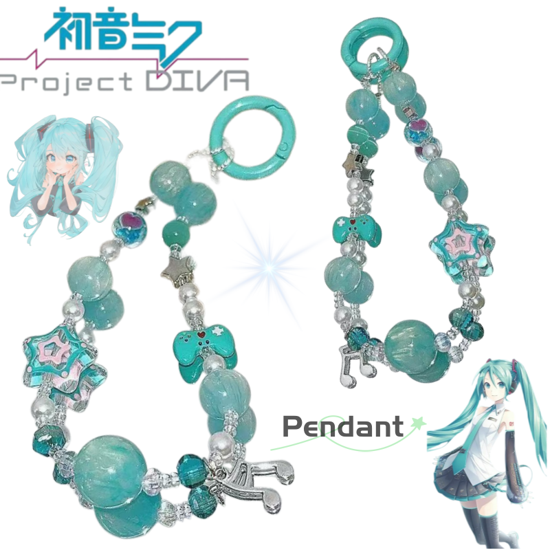 Hatsune Miku Phone chain carto - Phone Accessories Unique 评论和价格