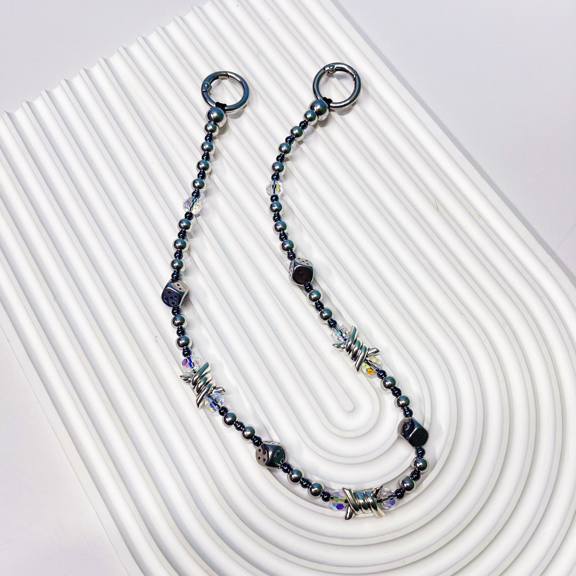 HERLOOK Cool Punk Dice Metal B - Phone Accessories Hanging 评论和价格