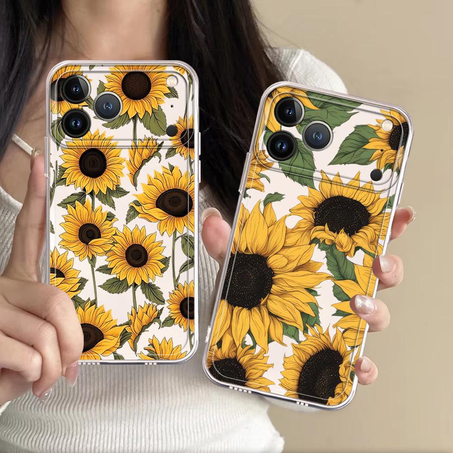 Cute Sunflower Pattern Case fo - Phone Accessories To Sell 评论和价格