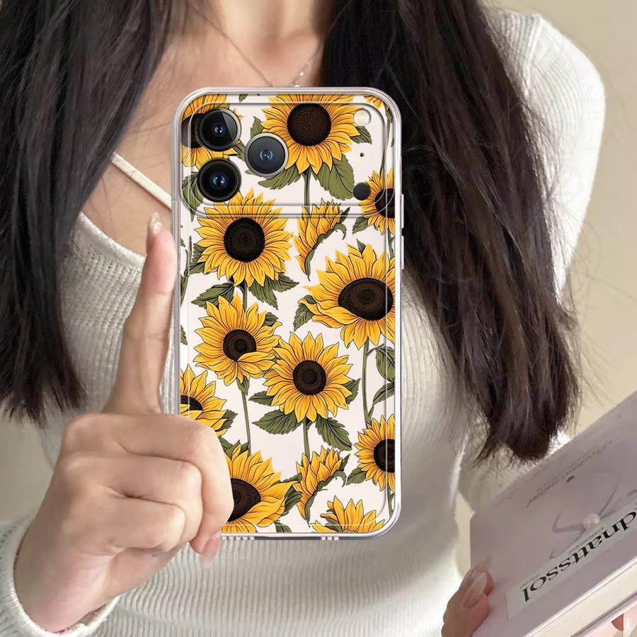 Cute Sunflower Pattern Case fo - Phone Accessories To Sell 评论和价格