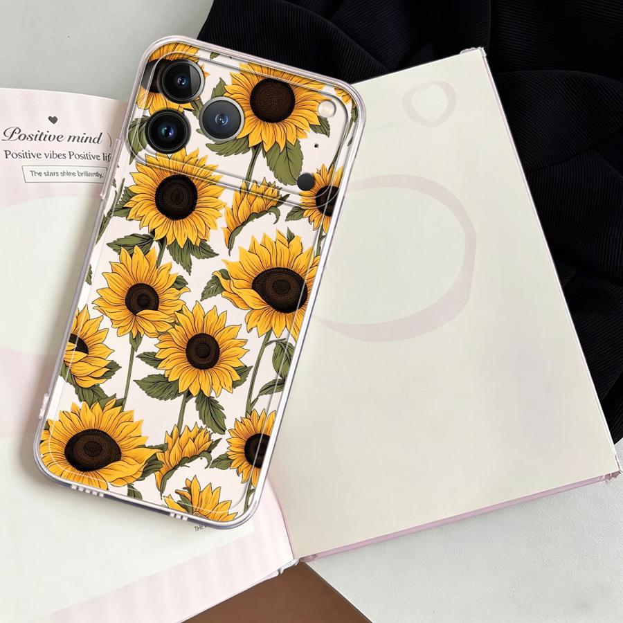 Cute Sunflower Pattern Case fo - Phone Accessories To Sell 评论和价格