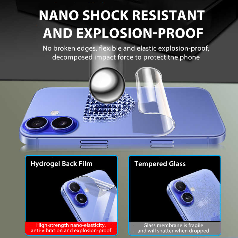 4-1Pcs Back Hydrogel Film For  - Phone Accessories Unique 评论和价格