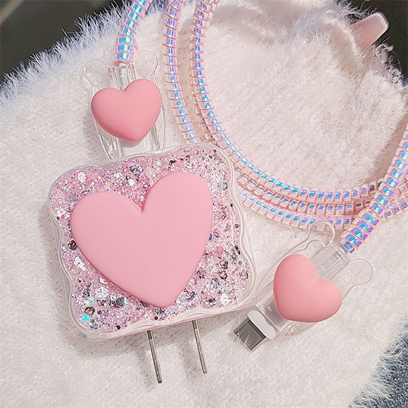 High Quality Pink Heart Charge - Phone Accessories Unique 评论和价格