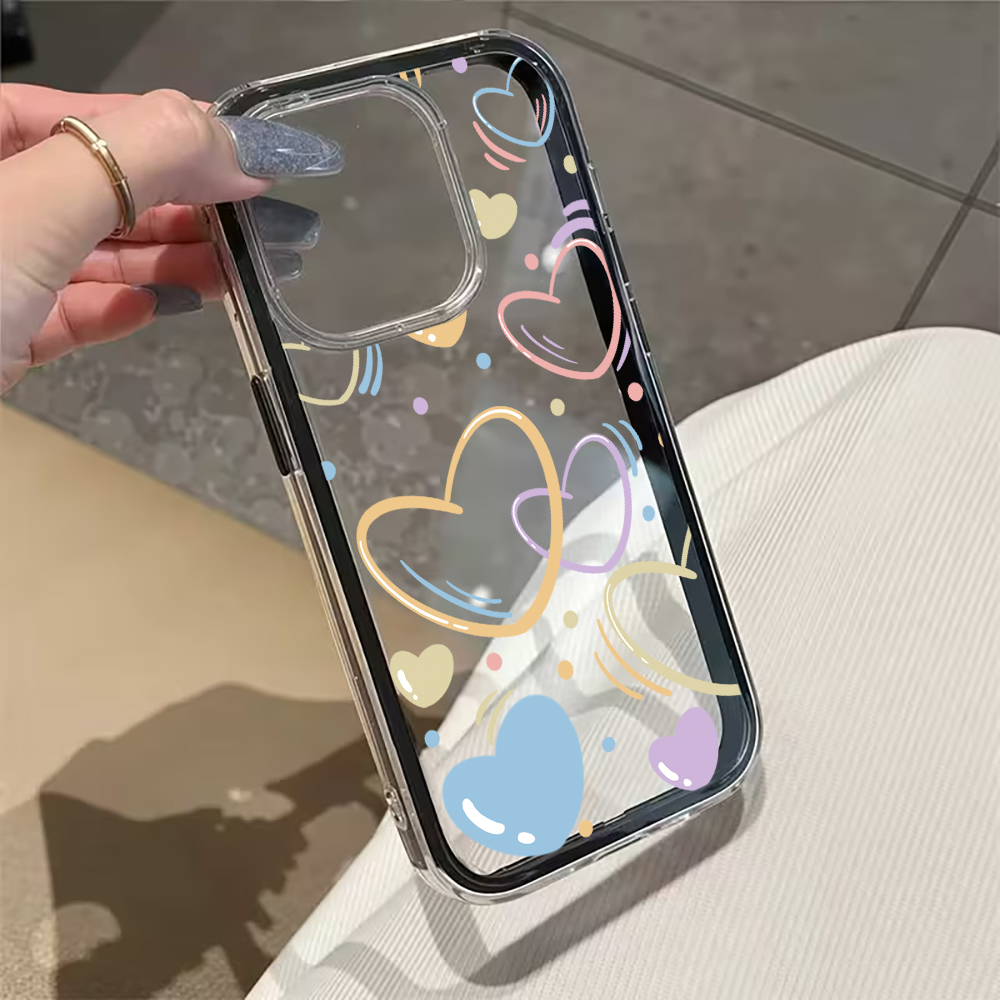 Cute Colorful Heart Phone Case - Phone Accessories To Sell 评论和价格