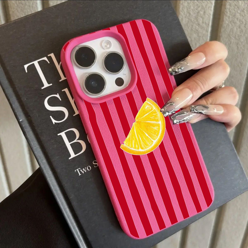 Fashion Lemon Pattern TPU Sili - Phone Accessories To Sell 评论和价格