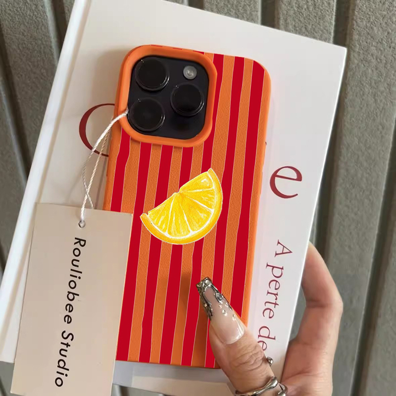 Fashion Lemon Pattern TPU Sili - Phone Accessories To Sell 评论和价格