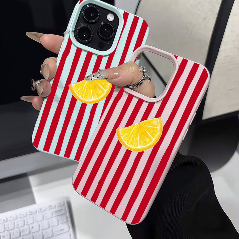 Fashion Lemon Pattern TPU Sili - Phone Accessories To Sell 评论和价格