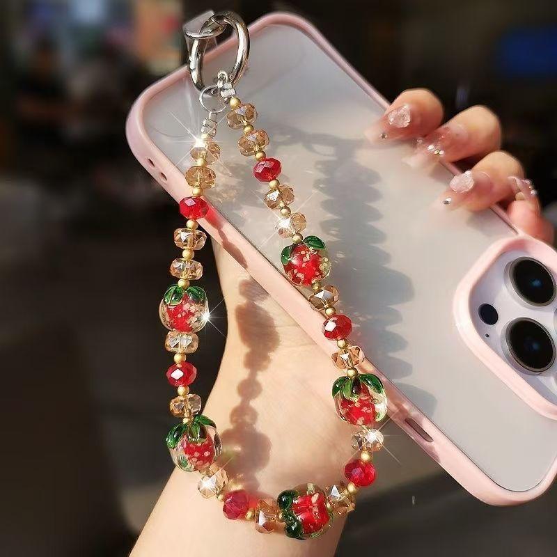 Persimmon Crystal Luminous Pho - Phone Accessories Hanging 评论和价格