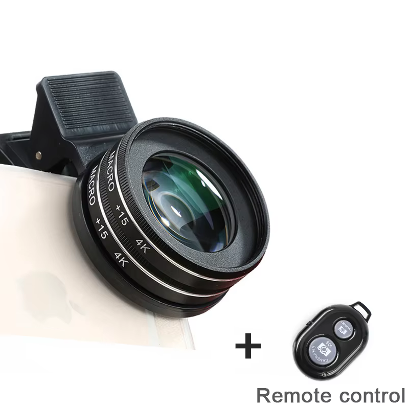 4K HD Phone Camera Lens Kit 15 - Lens Camera Clip 评论和价格