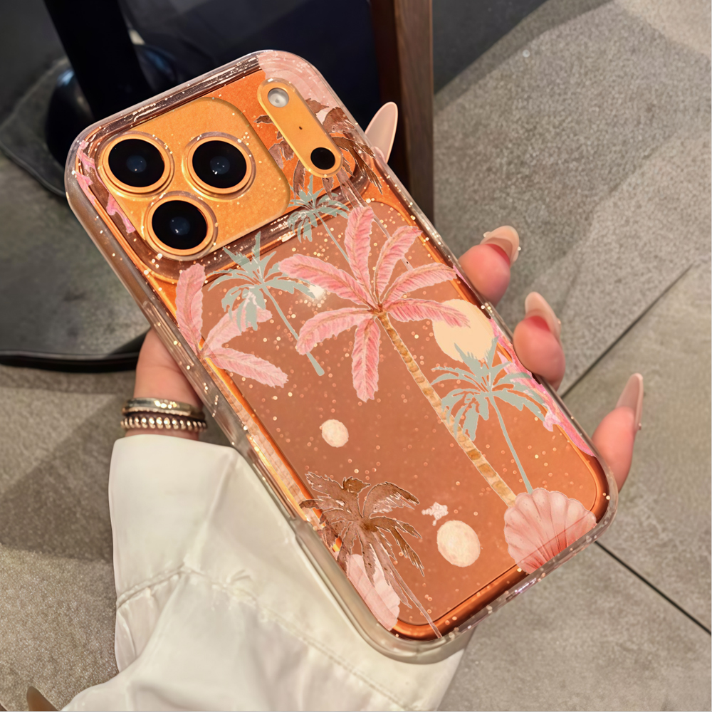 Beach coconut trees Clear Glit - Phone Accessories To Sell 评论和价格