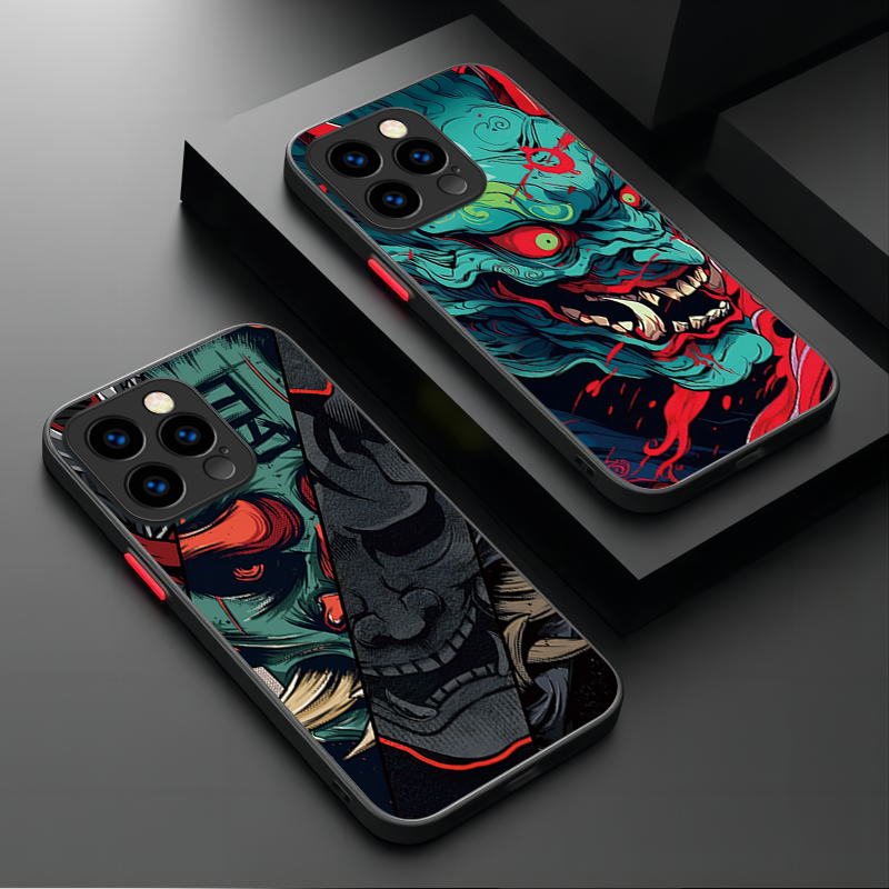 Samurai Hannya Mask Ghost Prin - Phone Accessories To Sell 评论和价格