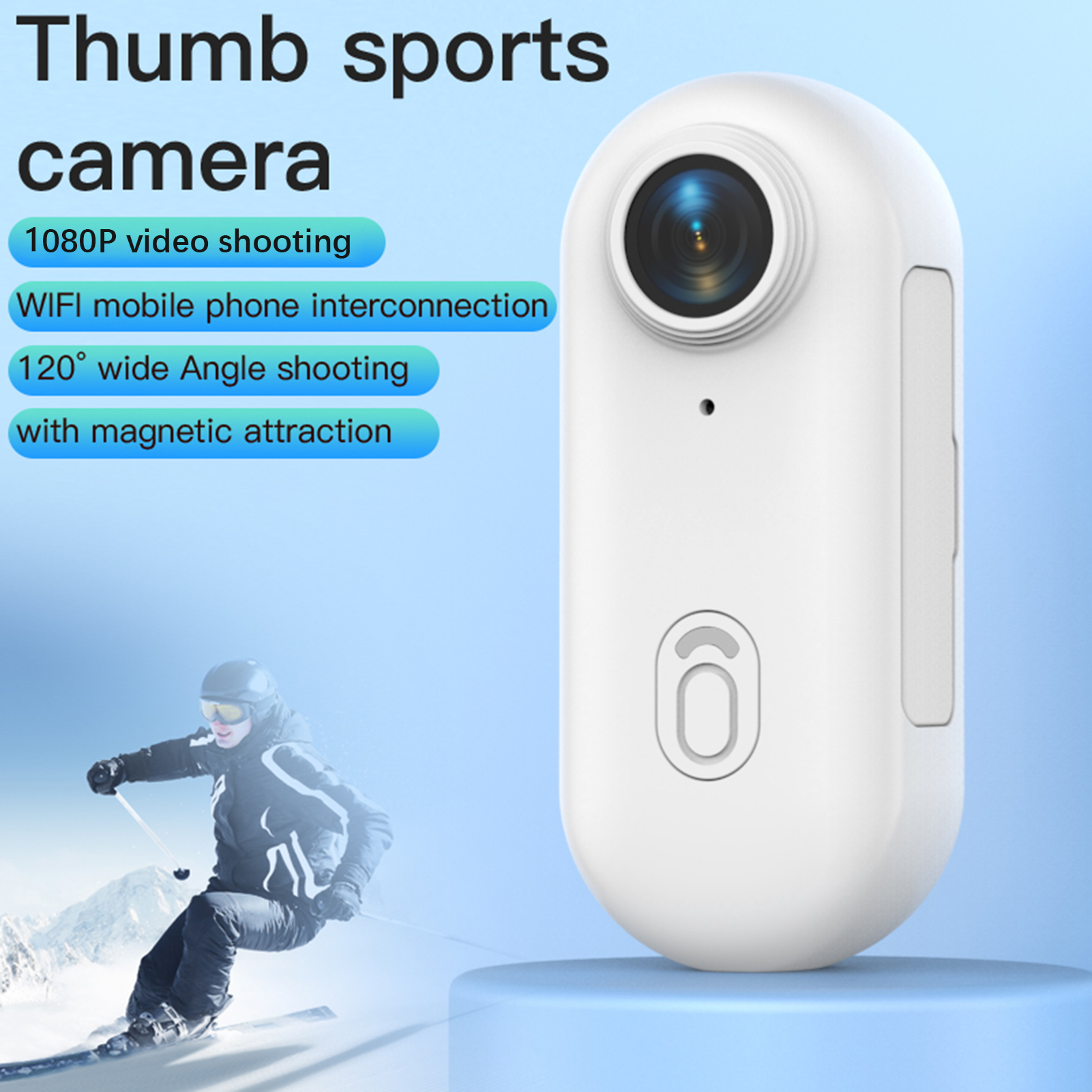 1080P Tiny Action Camera WiFi  - Lens Camera Clip 评论和价格