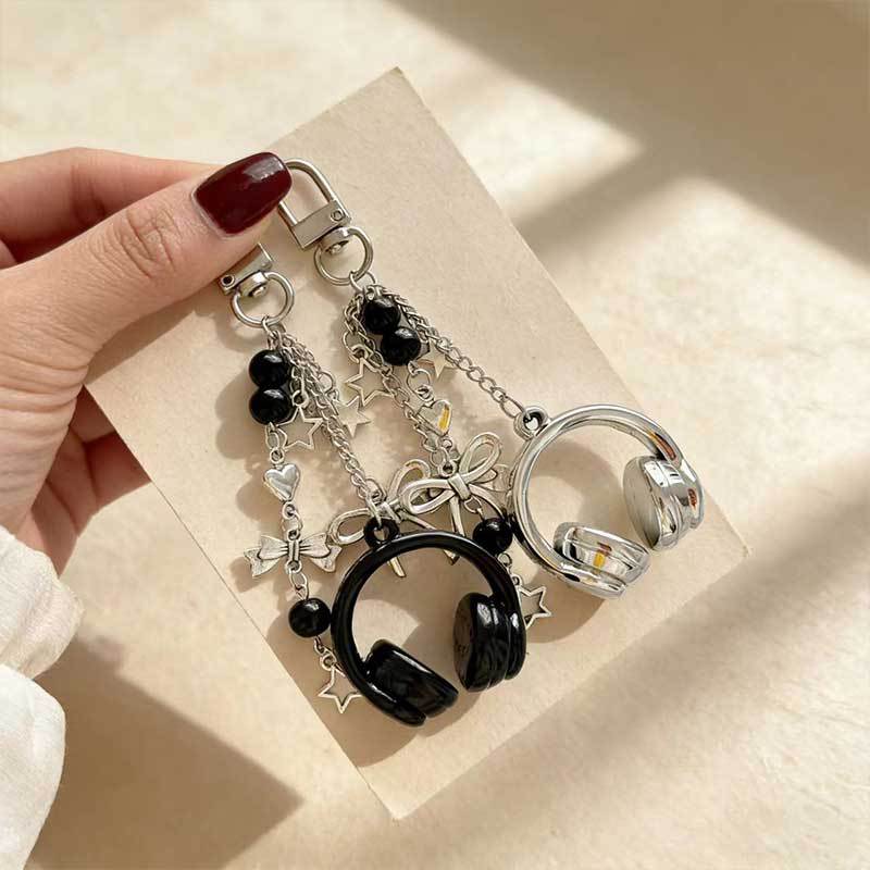 Ins Cool Music Headphone Keych - Phone Accessories Unique 评论和价格