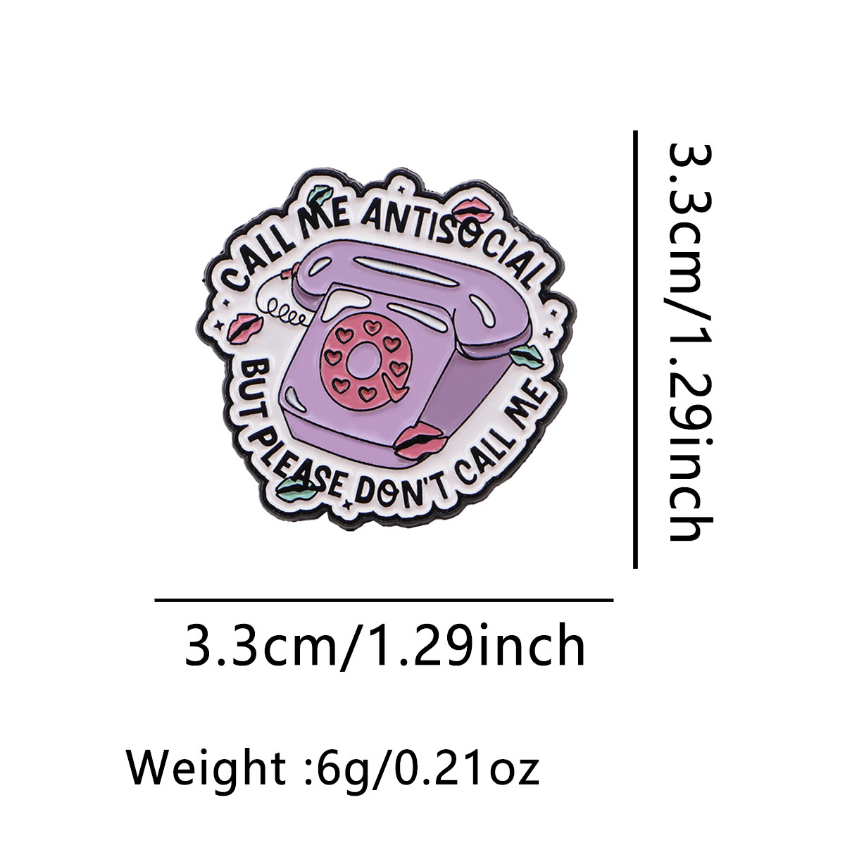 Enamel Pins Phone Quotes Brooc - Phone Accessories Quotes 评论和价格