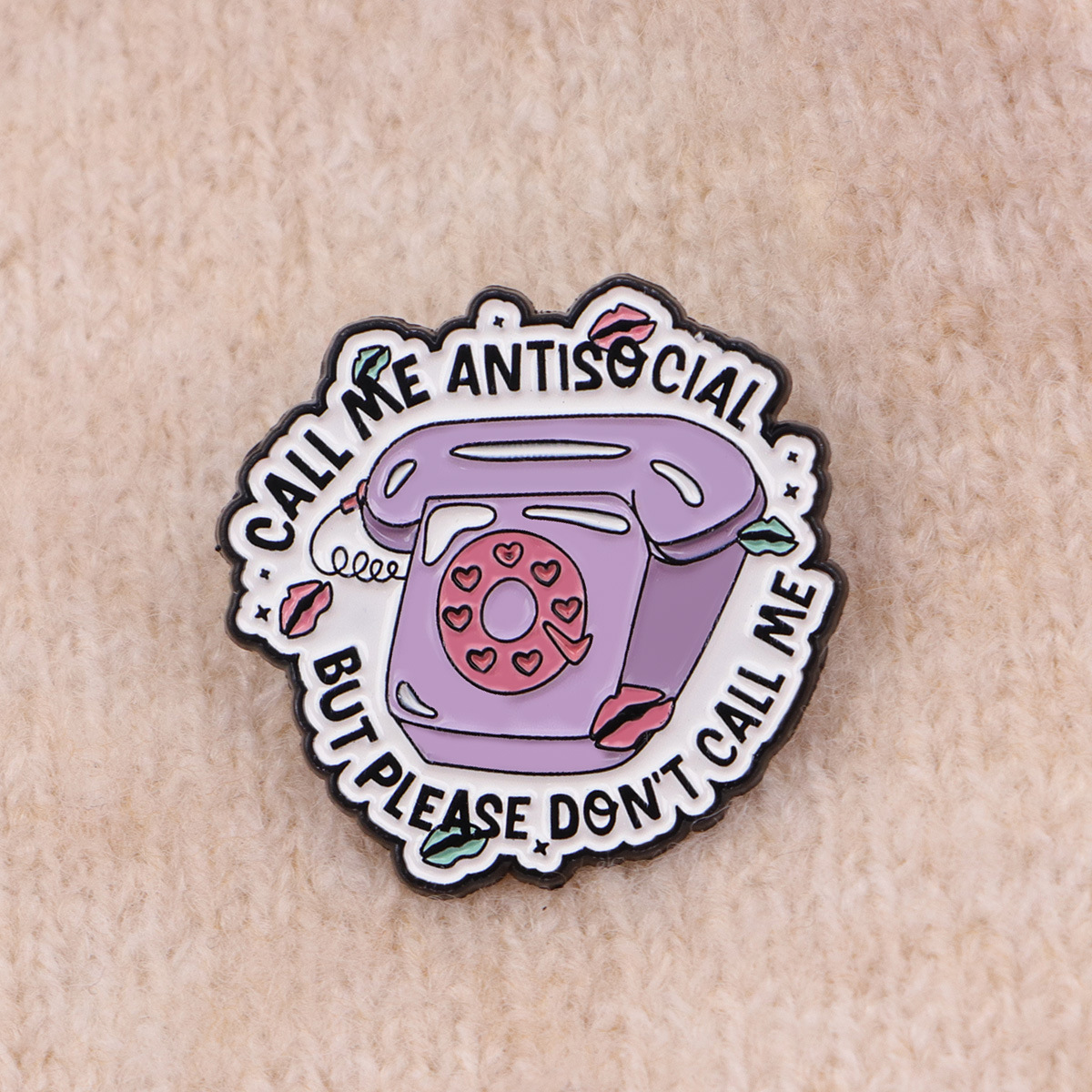 Enamel Pins Phone Quotes Brooc - Phone Accessories Quotes 评论和价格