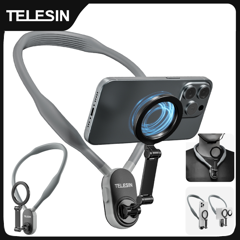 TELESIN Silicone Magnetic Neck - Phone Accessories Unique 评论和价格