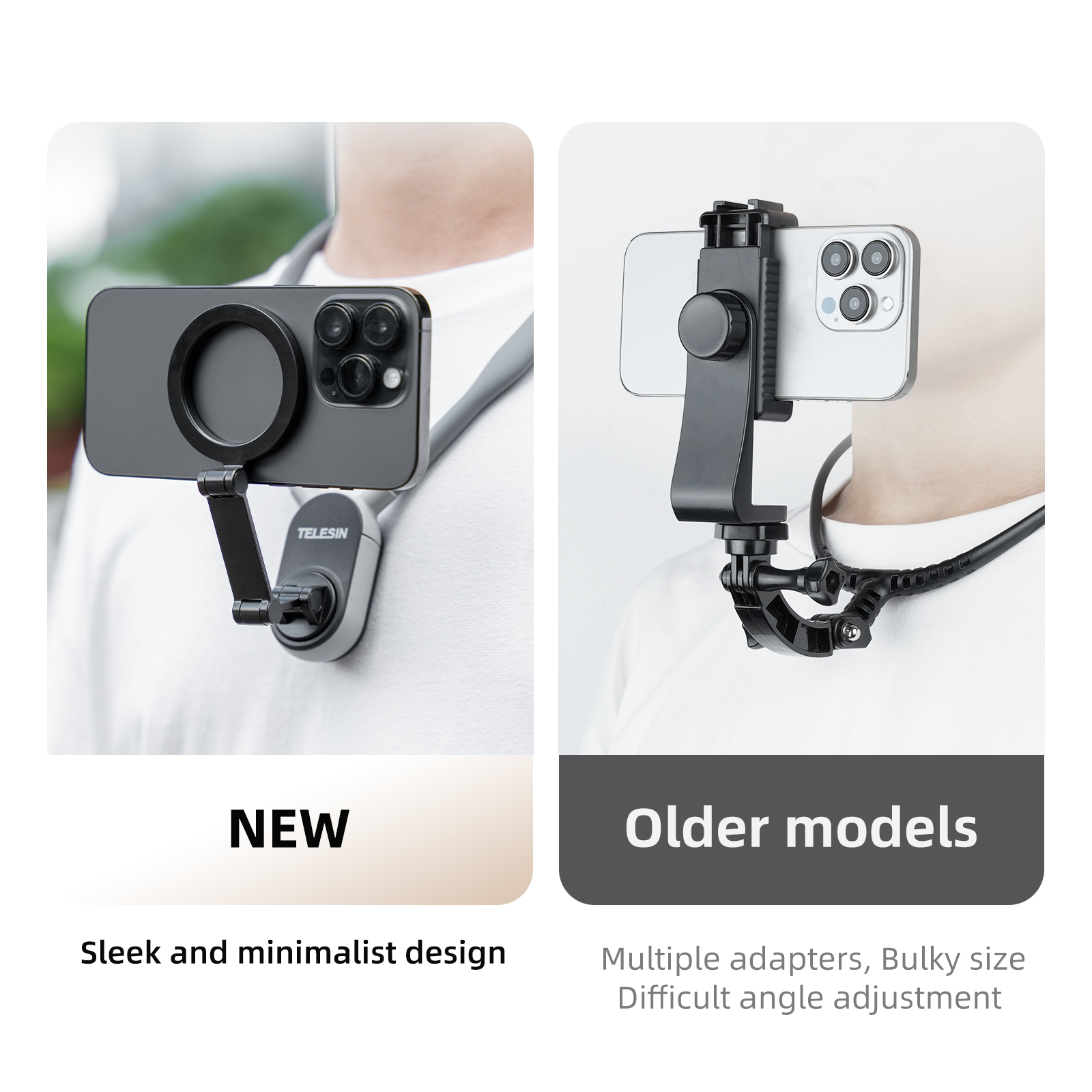 TELESIN Silicone Magnetic Neck - Phone Accessories Unique 评论和价格