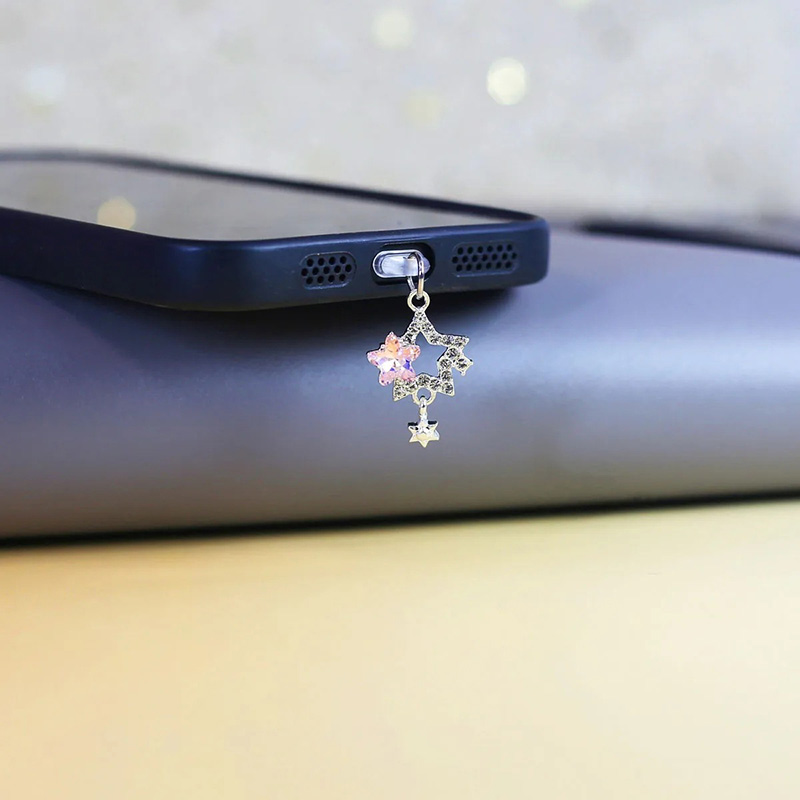 1pcs Cute Diamond Star Phone D - Phone Accessories Hanging 评论和价格